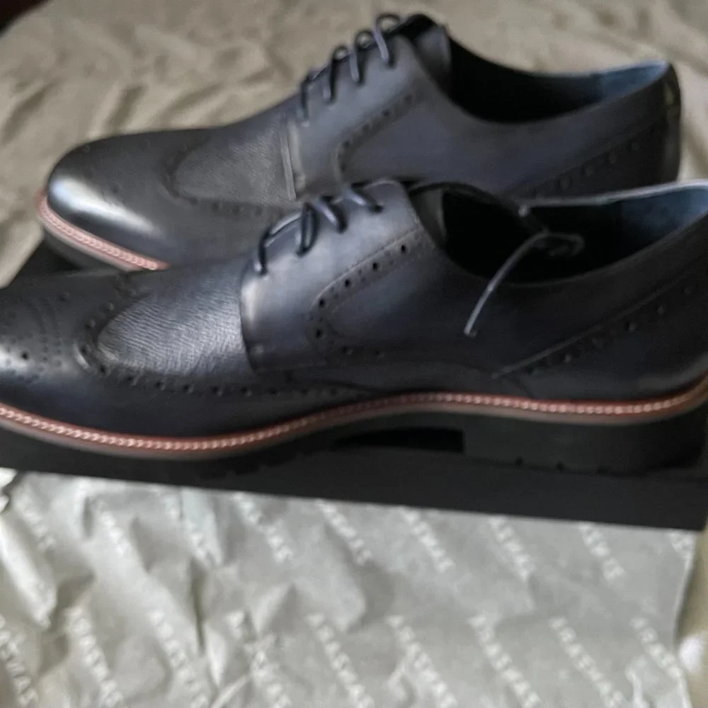 Zanzara Men's Navy Shoes NIB Size 11